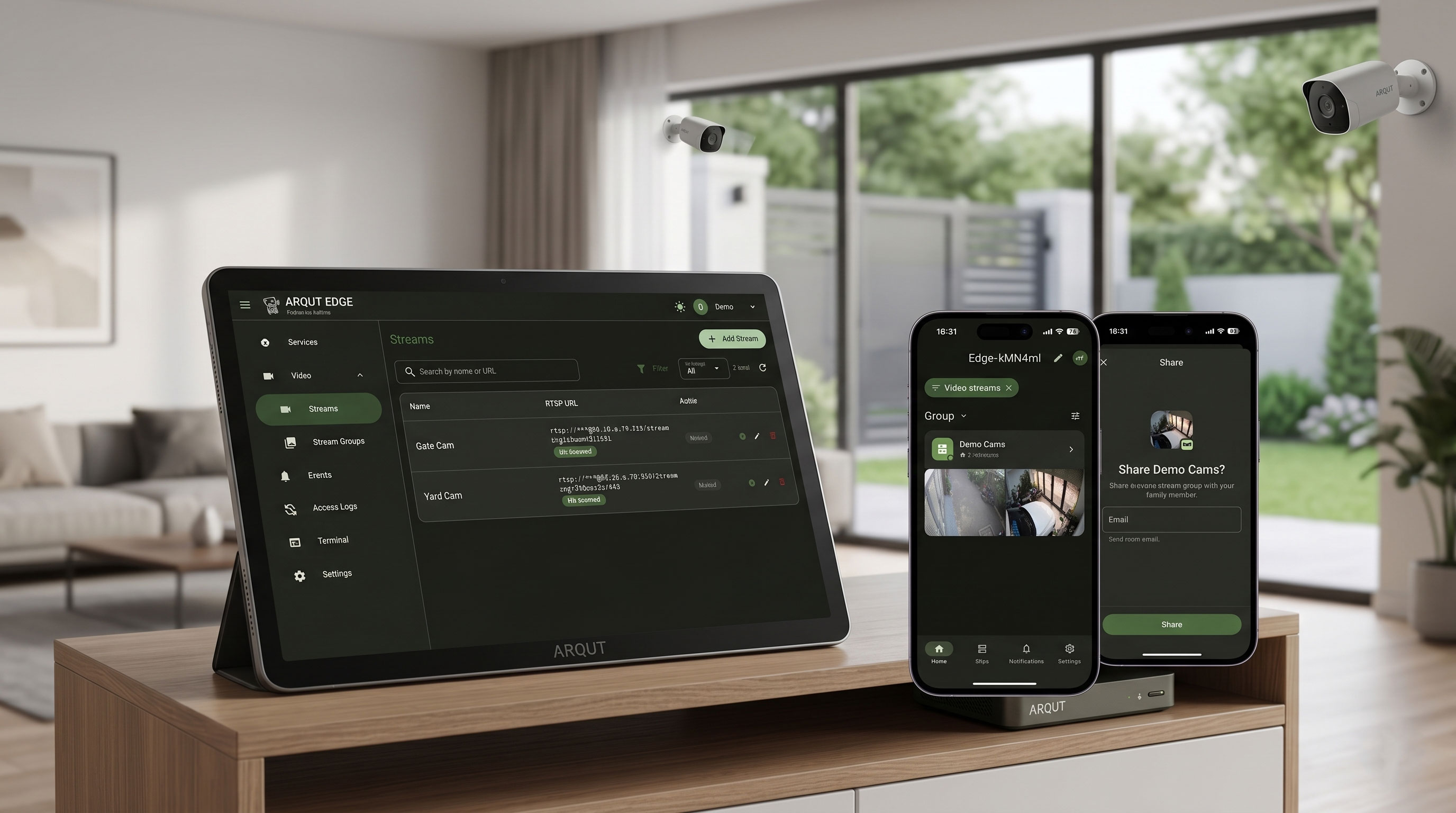 Introducing Video Streaming & Camera Groups in Arqut Edge and Mobile App